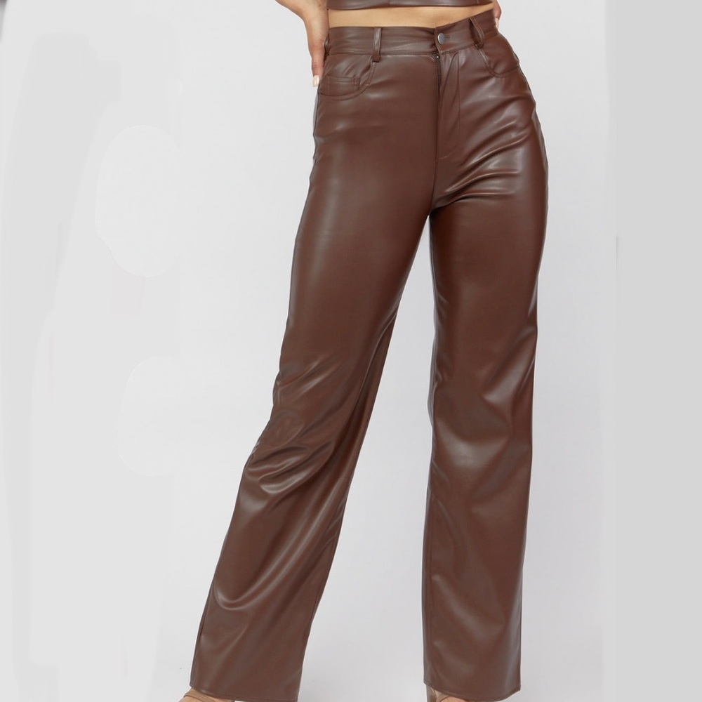 90s Vintage leather pants